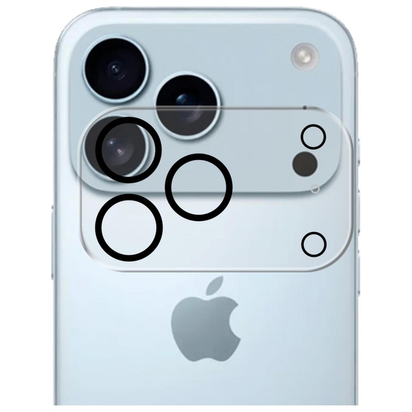 Ochrona na obiektyw aparatu 3MK Lens Pro FullCover do Apple iPhone 17 Pro Max
