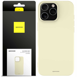 Spacecase Etui Silicone Case iPhone 16 Pro Max bone