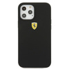 Etui Ferrari On Track Silicone na iPhone 12 Pro Max - czarne