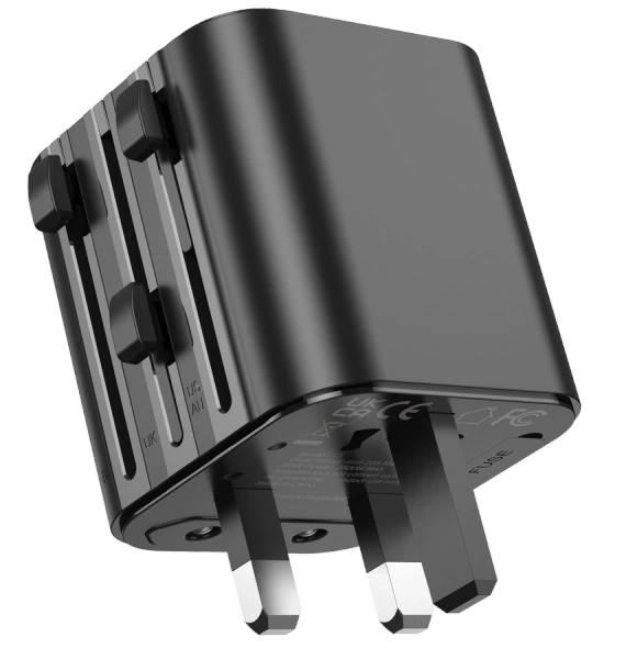 JELLICO universal travel adapter S7 Max 2500W Black