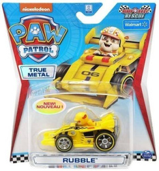 PAW  PATROL SPIN MASTER METAL RACING VEHICLE RUBBLE