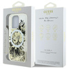 Guess GUHMP16LLFMWTE iPhone 16 Pro6.3" beżowy/beige hardcase Liquid Glitter Flower MagSafe