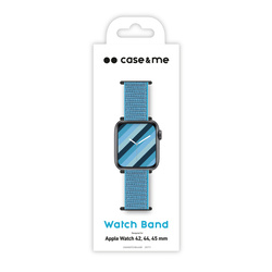 SBS do Apple Watch 42/44/45 mm, nylon, niebieski