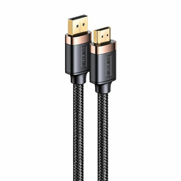 USAMS Kabel lightning Fast Charging 2,4A Lithe Series 1,2m czarny/black SJ565USB01(US-SJ565)