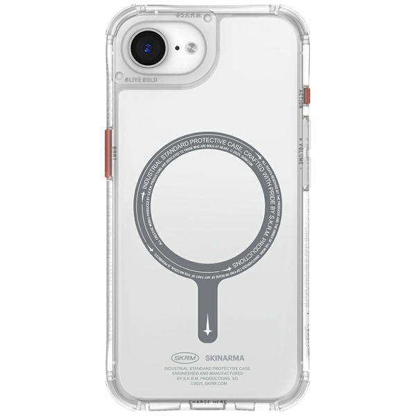 Etui Skinarma Saido MagSafe do iPhone    16e przezroczysty