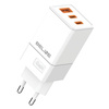 Beline Ład. siec. 2x USB-C + 1x USB 65W biały/white (only head) PD 3.0 + QC 3.0  BLN3CW65 GaN