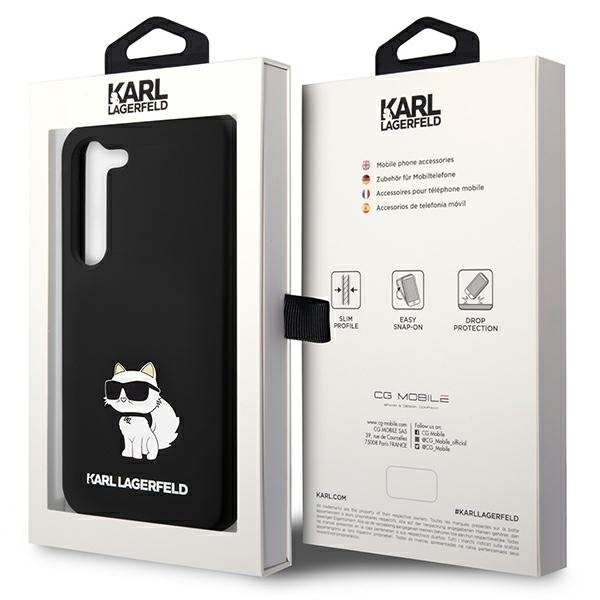 KARL LAGERFELD KLHCS23SSNCHBCK S23 S911 HARDCASE CZARNY/BLACK SILICONE CHOUPETTE