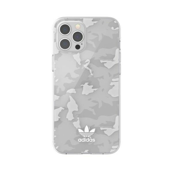Adidas OR SnapCase Camo iPhone 12 ProMax przezroczysty/biały 43706