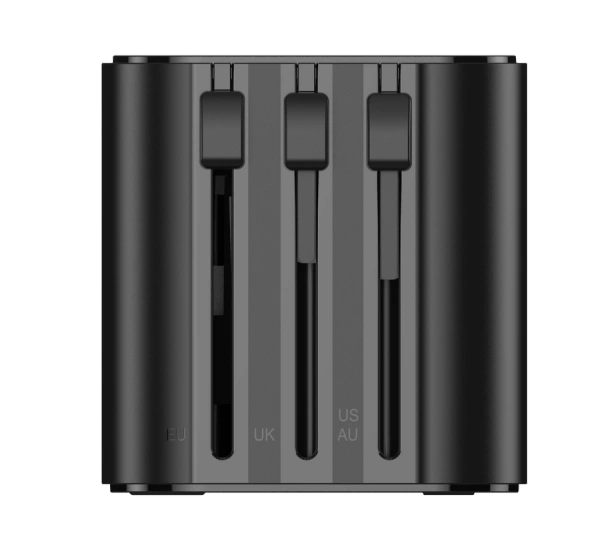 JELLICO universal travel adapter S7 Max 2500W Black