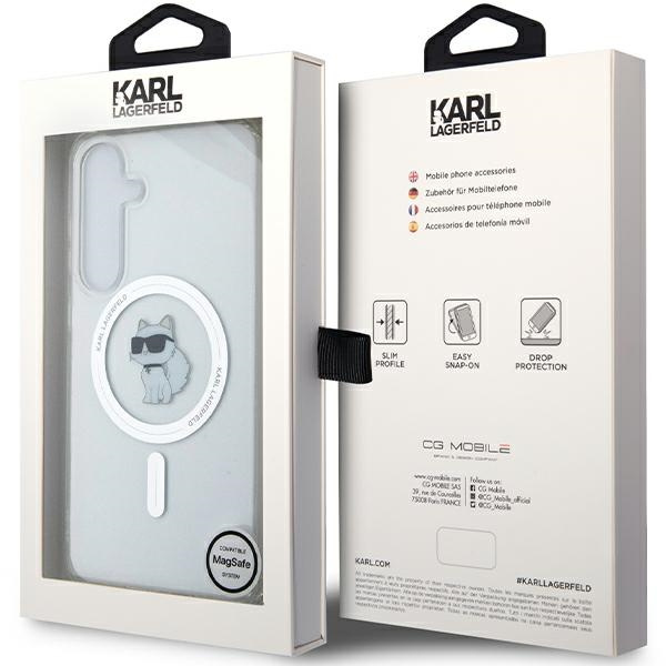 KARL LAGERFELD KLHMS24MHFCCNOT S24+ S926 PRZEŹROCZYSTY/TRANSPARENT HARDCASE IML CHOUPETTE MAGSAFE