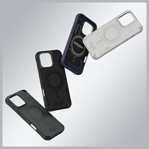 Skinarma etui Mecha iPhone 16 Pro Max     6.9" Magnetic Charging czarny/black