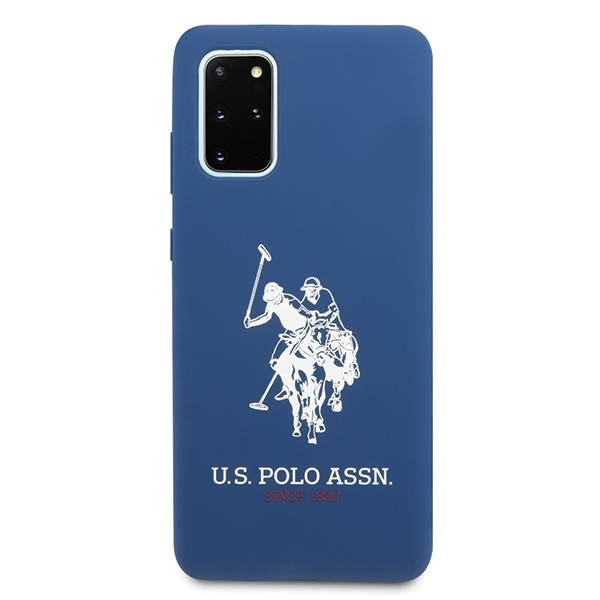 Etui U.S. Polo Assn. Silicone Collection na Samsung Galaxy S20+ - granatowe