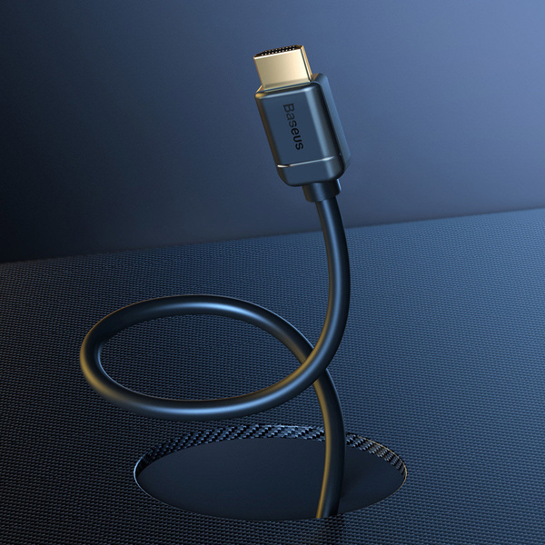 BASEUS HIGH DEFINITION SERIES HDMI TO HDMI ADAPTER CABLE 0.75M BLACK