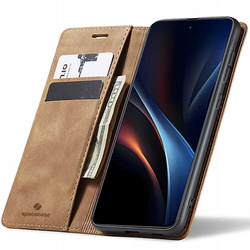 Spacecase Etui Wallet Galaxy S25+ light brown