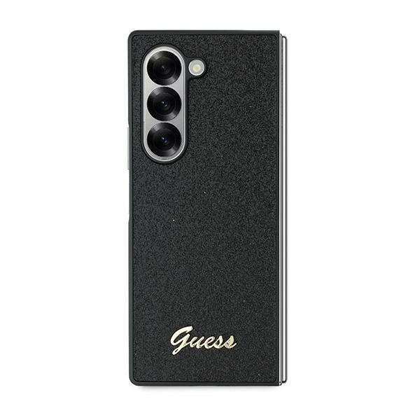Guess GUHCZFD6HGGSHK Z Fold6 F956czarny/black 4G Glitter Script