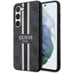 Guess GUHCS23MP4RPSK S23+ S916czarny/black hardcase 4G Printed Stripe
