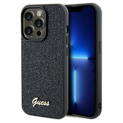 Guess GUHCP14LPMSDGSK iPhone 14 Pro 6.1"czarny/black hardcase Disco Metal Script