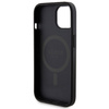 Zestaw Guess GUBPM5P15S4GEMGK iPhone15 6.1" hardcase + Powerbank 5000mAh MagSafe czarny/black 4G Metal Logo