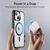 Etui ESR Classic Hybrid Halolock z MagSafe na iPhone 14 Plus - przezroczysto-czarne