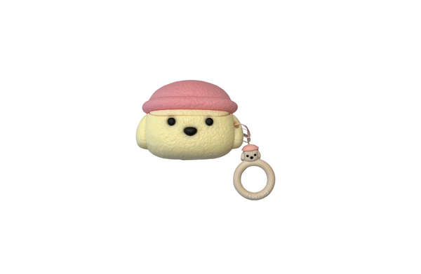 ETUI CASE 3D DOG PINK AIRPODS 3/4
