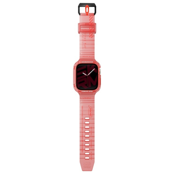 Skinarma pasek+etui Saido 2in1 Apple      Watch 45/44mm czerwony/red