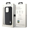 Etui BMW Leather Blue Dots na iPhone 15 Pro Max - czarne