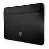 Guess Sleeve GUCS14PSATLK 14" czarny/black Saffiano Triangle Logo