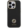 Guess GUHCP15XM4DGPK iPhone 15 Pro Max6.7" czarny/black hardcase Silicone Logo Strass 4G