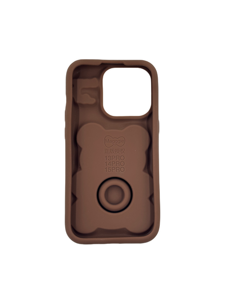 ETUI CASE 3D BEAR Z UCHWYTEM IPHONE 16 