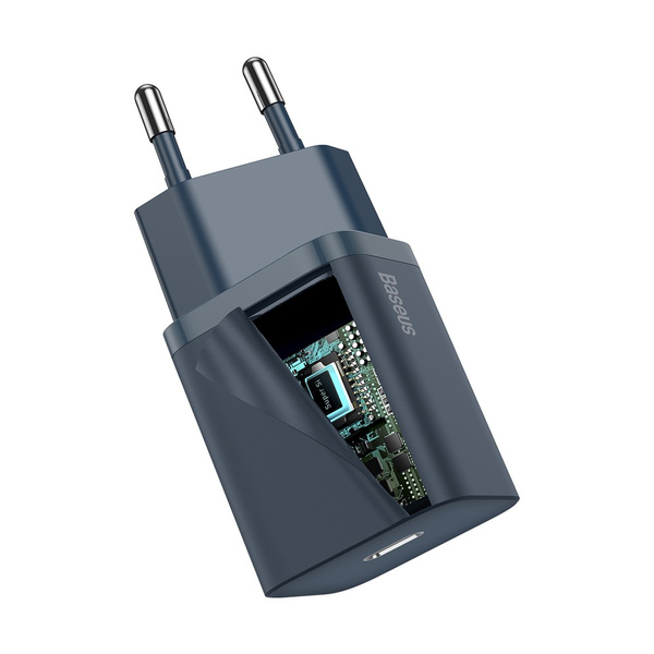 Baseus Super Si 1C fast charger USB Type C 20 W Power Delivery blue (CCSUP-B03)