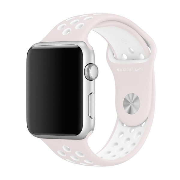 Apple Opaska sportowy Nike w kolorze fioletowym/białym do koperty 42mm / 44mm / 45mm / 46mm / 49mm - rozmiar S/M/L, oryginalna plomba