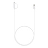 CABLE SAMSUNG EP-DG930DW MICROUSB USB + C WHITE BULK