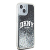 DKNY DKHCP14SLBNAEK iPhone 14 / 15 / 136.1" czarny/black hardcase Liquid Glitter Big Logo