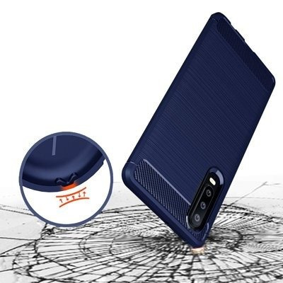 CASE CARBON LUX BLUE HUAWEI P30