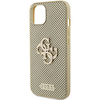 Guess GUHCP15SPSP4LGD iPhone 15 / 14 / 13 6.1" złoty/gold hardcase Perforated 4G Glitter