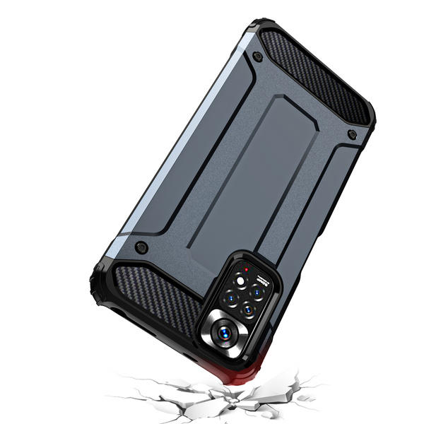 HYBRID ARMOR CASE TOUGH RUGGED COVER FOR XIAOMI REDMI NOTE 11S / NOTE 11 BLACK
