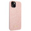 Guess GUHCP14MHGGSHP iPhone 14 Plus/ 15 Plus 6.7" różowy/pink hard case Glitter Script
