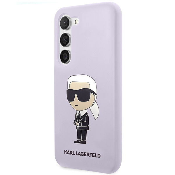 KARL LAGERFELD KLHCS23SSNIKBCU S23 S911 HARDCASE PURPUROWY/PURPLE SILICONE IKONIK