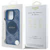 Etui Guess 4G Circle Classic Logo        MagSafe do iPhone 16 Pro niebieski