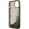 Guess GUHCP14SLC4PSGK iPhone 14 / 15 /13 6.1" czarny/black hardcase Liquid Glitter 4G Transculent