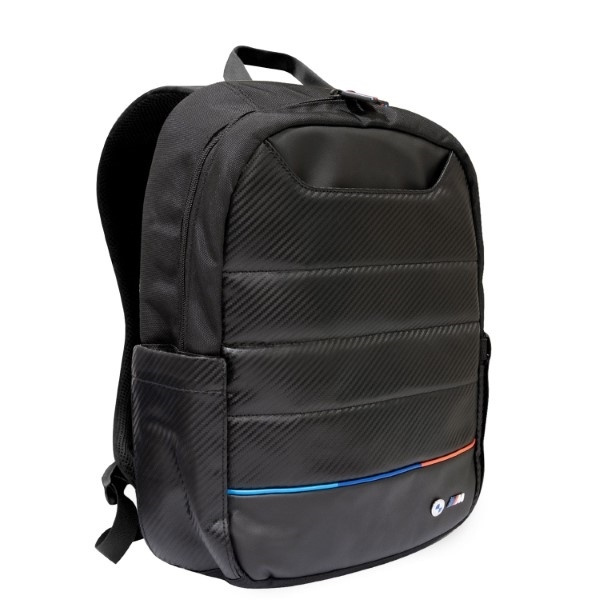 BMW Carbon&amp;Nylon Tricolor 16" backpack - black