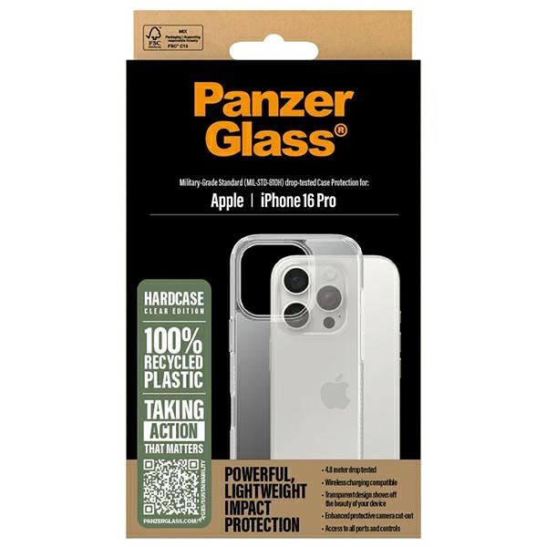 PanzerGlass HardCase iPhone 16 Pro 6.3" przezroczysty/transparent 1288