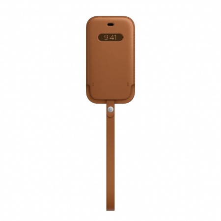 APPLE LEATHER SLEEVE MHMP3ZM/A CASE IPHONE 12 MINI SADDLE BROWN BEZ OPAKOWANIA 