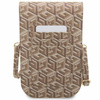 Guess Torebka GUWBHGCFSEW brązowy/brownGCube Stripe