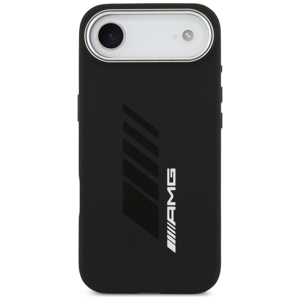 Etui AMG Silicone Oversize Rhombs MagSafe do iPhone Air czarny