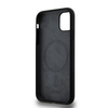DKNY DKHMN61SNYACH iPhone 11 / Xr 6.1"czarny/black hardcase Liquid Silicone White Printed Logo MagSafe