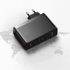 Baseus GaN5 Pro fast charger 2xUSB-C + USB 140W EU black (CCGP100201)