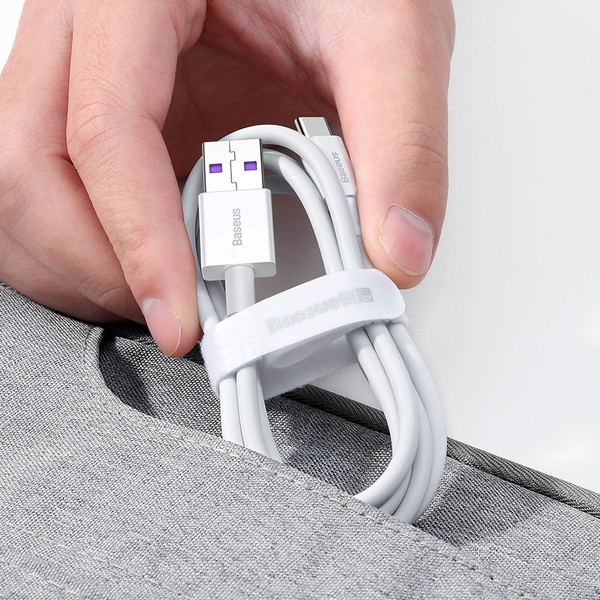 BASEUS SUPERIOR USB - USB TYP C FAST CHARGING DATA CABLE 66 W (11 V / 6 A) HUAWEI SUPERCHARGE SCP 2 M BLACK (CATYS-A01)