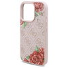 Guess GUHMP16LP4ROPEMCP iPhone 16 Pro    6.3" różowy/pink hardcase 4G Flowers Print MagSafe