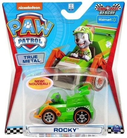 PAW  PATROL SPIN MASTER METAL RACING VEHICLE ROCKY